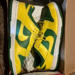 Nike Yellow and Green Athletic Shoes
